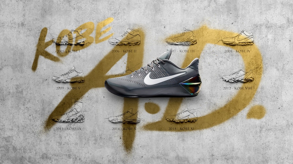 Nike unveils Kobe Bryant's first post-retirement signature shoe: 'Kobe A.D.' - FOXSports.com