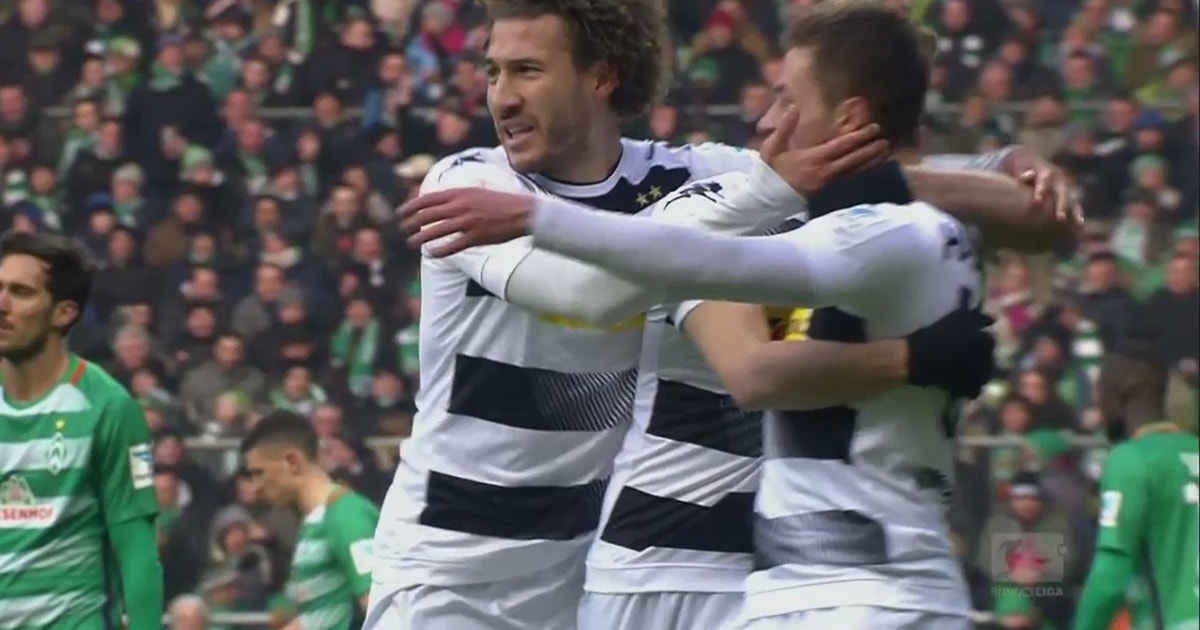 Thorgan Hazard puts Monchengladbach in front from close range | 2016-17 Bundesliga Highlights - FOXSports.com