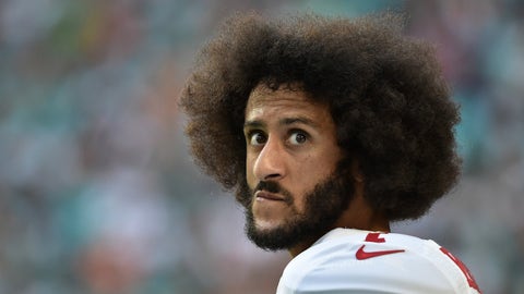 Teams are now apparently scared by Colin Kaepernick because he's vegan