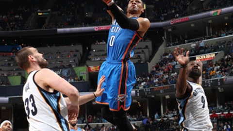 Westbrook has share of triple-double mark