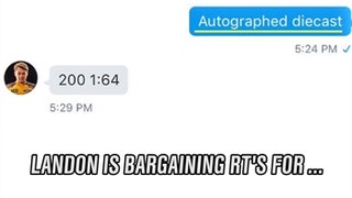 Landon Cassill Bargains Retweets For...Anything