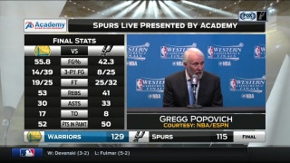 Gregg Popovich: 'We started Manu tonight out of respect'