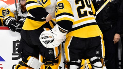 Crosby helps Penguins win to even series Crosby helps Penguins win to even series