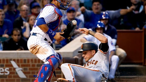 Panik homers as Giants beat Lackey, Cubs 6-4