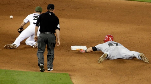 Mike Trout sprains thumb on headfirst slide; Angels say X-rays negative Mike Trout sprains thumb on headfirst slide; Angels say X-rays negative