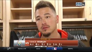 Vance Worley dissects season debut with Marlins