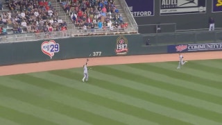 WATCH: Colby Rasmus ranges to his left to make a great catch
