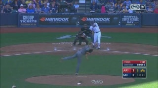 WATCH: Brewers' Santana hits first career grand slam