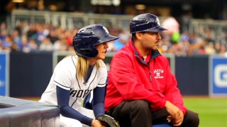 What's it like being a Padres ball girl?