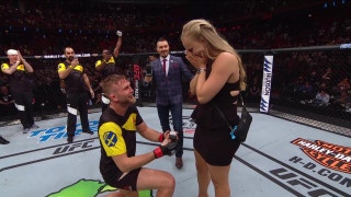 Alexander Gustafsson proposes to girlfriend after his KO win over Glover Teixeira | UFC FIGHT NIGHT