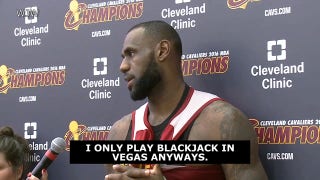 LeBron on being an underdog: 'I only play blackjack in Vegas anyway'