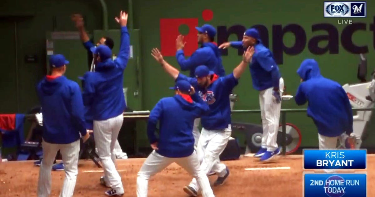 Watch Cubs' bullpen dance party after Kris Bryant homer - FOXSports.com