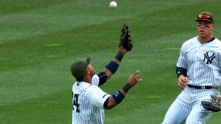 Judge makes circus catch after Castro bobble