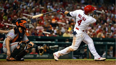 Carpenter, Wainwright lead Cards past Giants 8-3 to end skid