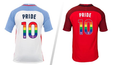 U.S. Soccer to celebrate LGBTQ Pride month with rainbow jersey numbers