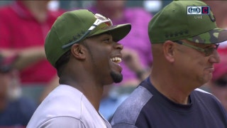Indians present Rajai Davis with 2016 American League Championship ring