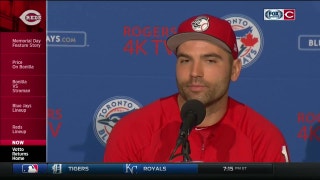 Cincinnati Reds' Votto Returns Home to Toronto