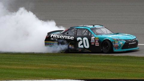 Hamlin's Michigan Xfinity win ruled encumbered Hamlin's Michigan Xfinity win ruled encumbered