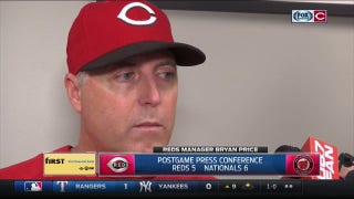 Reds skipper Bryan Price on bullpen's struggles, Castillo's debut