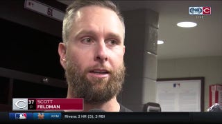 Scott Feldman was on same page with Barnhart, praises Reds defense