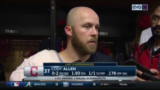 Cody Allen on Adrian Beltre's go-ahead homer in the ninth: 'He got me'