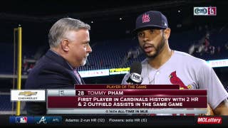 Tommy Pham upset about strikeouts after historic night against Phillies