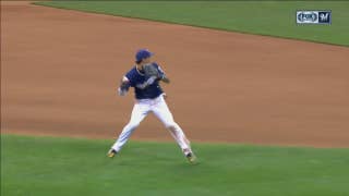 WATCH: Orlando Arcia ends game with spectacular spinning throw