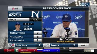 Ned Yost on Jason Vargas: 'He had everything working'