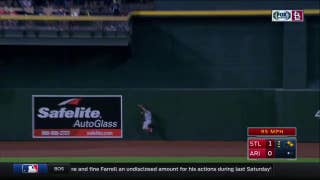 WATCH: Pham makes an incredible catch in center
