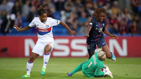 Lyon keeper nets shootout victor to secure women's Champions League trophy