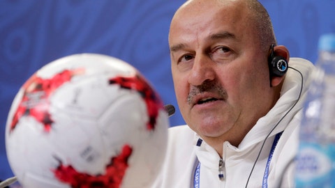 Russia will play New Zealand in a Confederations Cup Group A soccer match scheduled for Saturday June 17. (AP