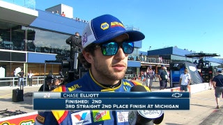 Chase Elliott Finishes Second Again | 2017 MICHIGAN | FOX NASCAR