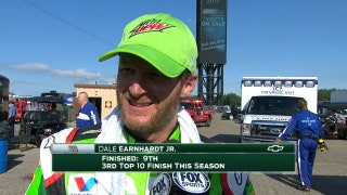 Dale Earnhardt Jr. Scores a Top Ten | 2017 MICHIGAN | FOX NASCAR