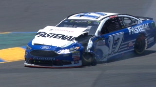Ricky Stenhouse Jr. Makes Hard Contact with Danica Patrick | 2017 SONOMA | FOX NASCAR