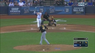 WATCH: Travis Shaw tallies 3 RBI in Brewers' 4-2 win