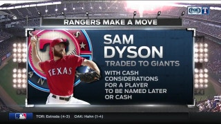 Sam Dyson gets traded to SF Giants for player to be named later