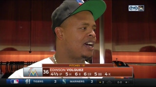 Edinson Volquez discusses his start against the Nationals