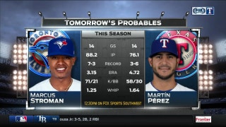Thursday day-game probables | Rangers Live