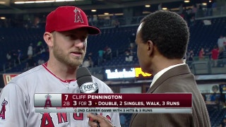Perfect night at the plate for the Angels and Cliff Pennington