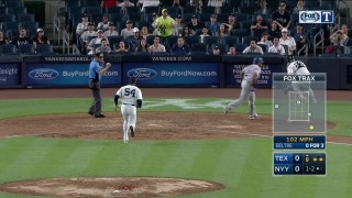 WATCH: Elvis Andrus scores in 9th inning on wild pitch vs. Yankees