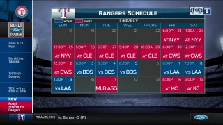 Upcoming schedule for Texas | Rangers Live