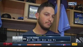 Rays' Faria hopes to work on execution for next start