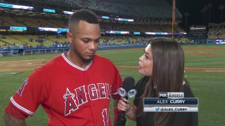 Maldonado's late homer gives the Angels some insurance against the Dodgers