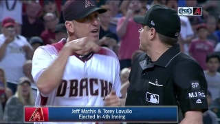 Lovullo, Mathis ejected in heated exchange with ump