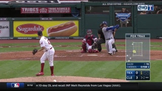 WATCH: Robinson Chirinos hits home run in 5th vs. Indians