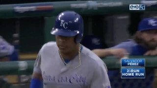 WATCH: Salvy and Moustakas go back-to-back with homers