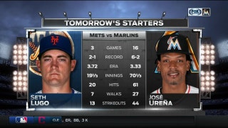 Jose Urena takes the hill as Marlins close out homestand