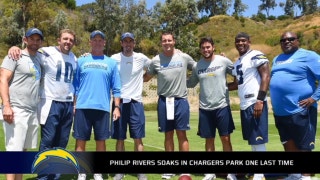 Philip Rivers soaks in an extra 30 minutes of Chargers Park after OTA's