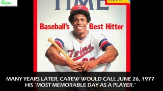 Twins great Rod Carew's most memorable day