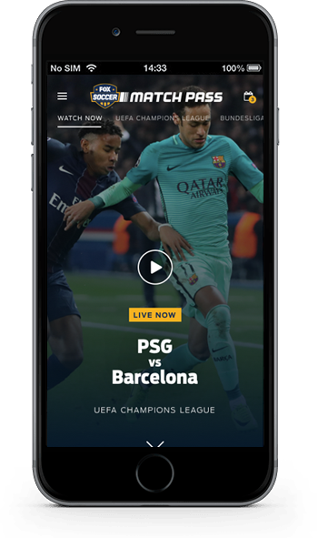 FOX Soccer 2GO iPhone app screenshot